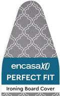 Encasa XO Ironing Board Cover and Pad 49"x18" by EncasaXO