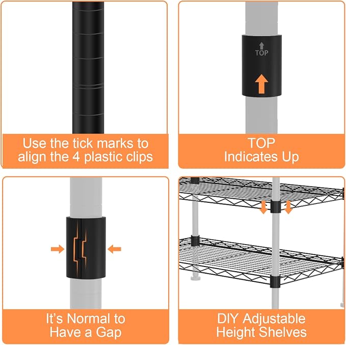 Clothes Rack, Clothing Racks for Hanging Clothes, 3 Tiers Adjustable Garment - Image 7