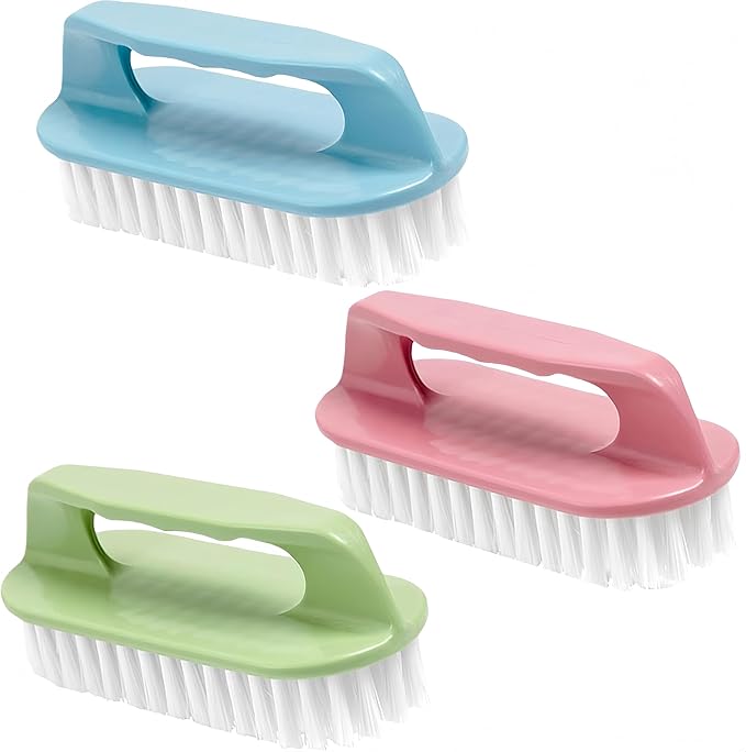 Scrub Brush for Cleaning-3 Pack Scrubbing Brushes Heavy Duty Multi-Purpose by Ganganmax