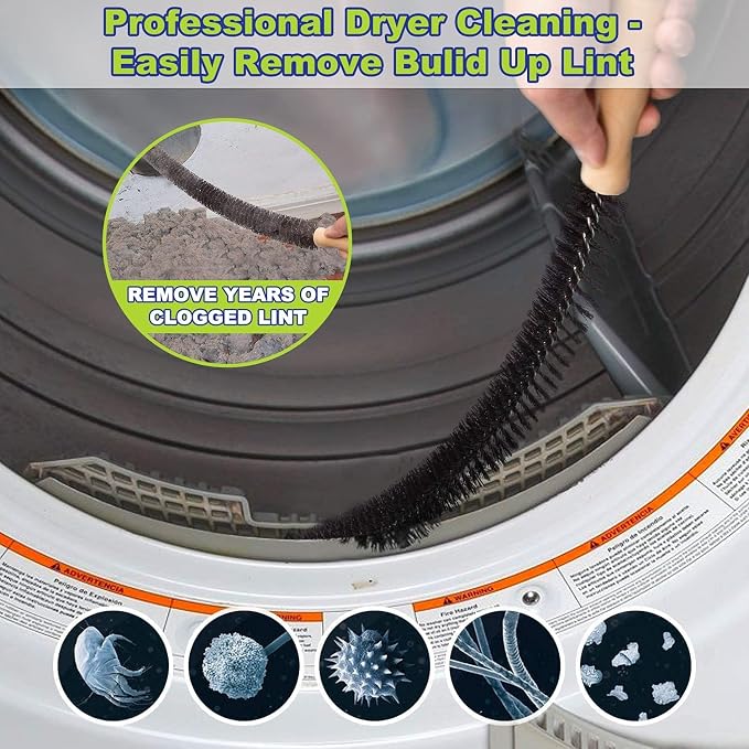 Sealegend 15-Piece Dryer Vent Cleaner Kit Omnidirectional Dryer Cleaning Kit - Image 4
