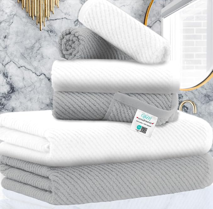 VOOVA & MOVAS Bathroom Towel Set by VOOVAMOVAS