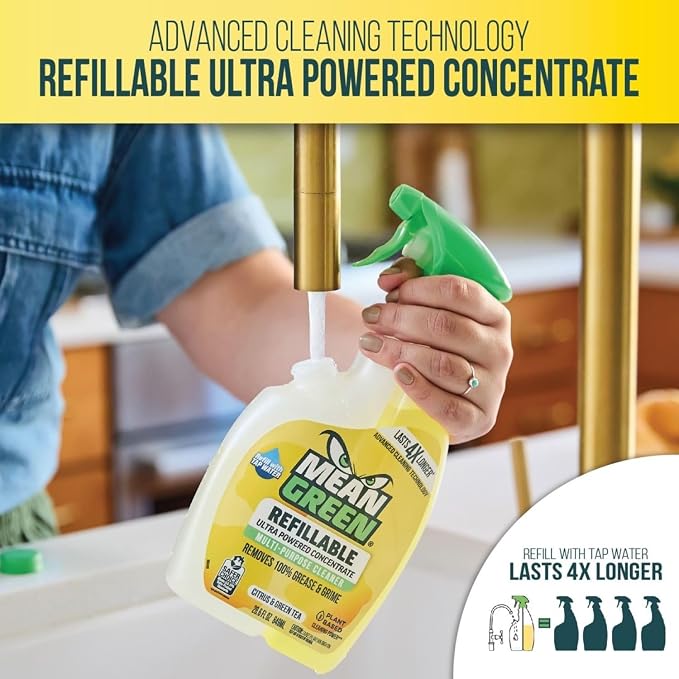Mean Green Refillable Ultra Powered CONCENTRATE Multi-Purpose Cleaner, Citrus & - Image 3