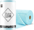 Fantasticlean Microfiber Cleaning Cloth Roll -75 Pack, Tear Away Microfiber by Fantasticlean