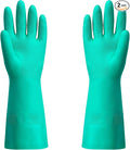 ThxToms Chemical Resistant Nitrile Gloves, Resist Household Acid, Solvent and by ThxToms