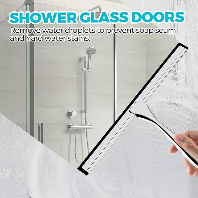 2PACK All-Purpose Shower Squeegee - Image 3