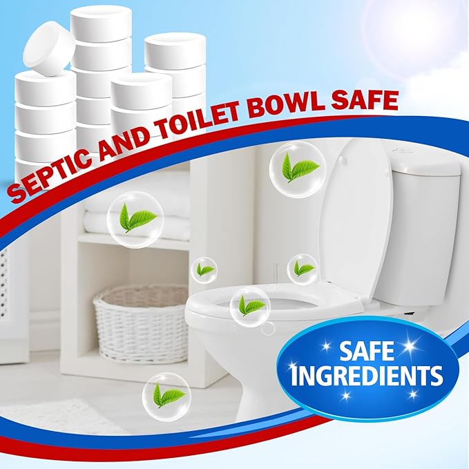 USKICH Toilet Bowl Cleaner 40 PACK, Household Automatic Toilet Bowl Cleaners - Image 5