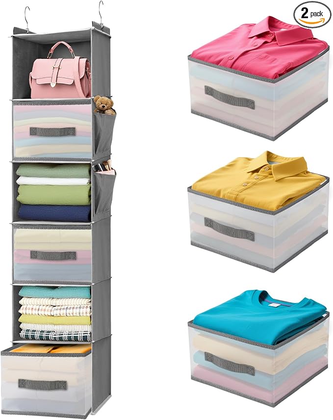 6-Tier Hanging Closet Organizer by Unknown