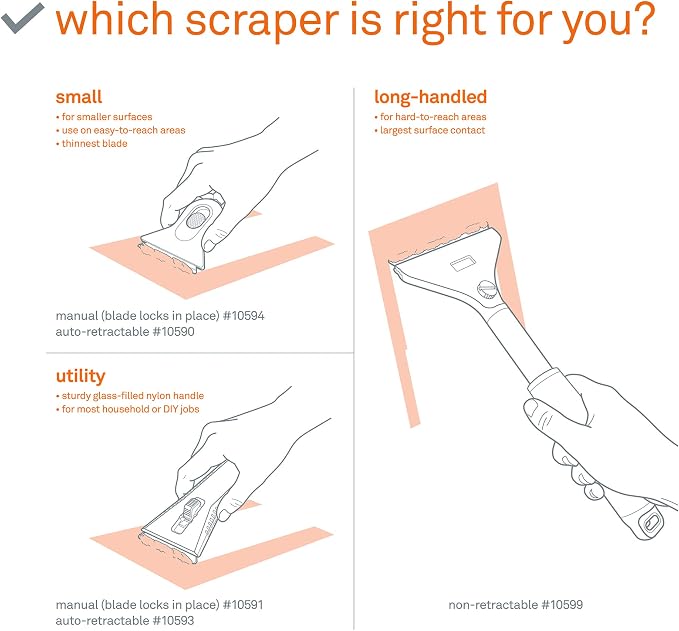 Slice 10590 Small Scraper, Ceramic Blade, Lasts 11x Longer Than Metal, Finger - Image 5