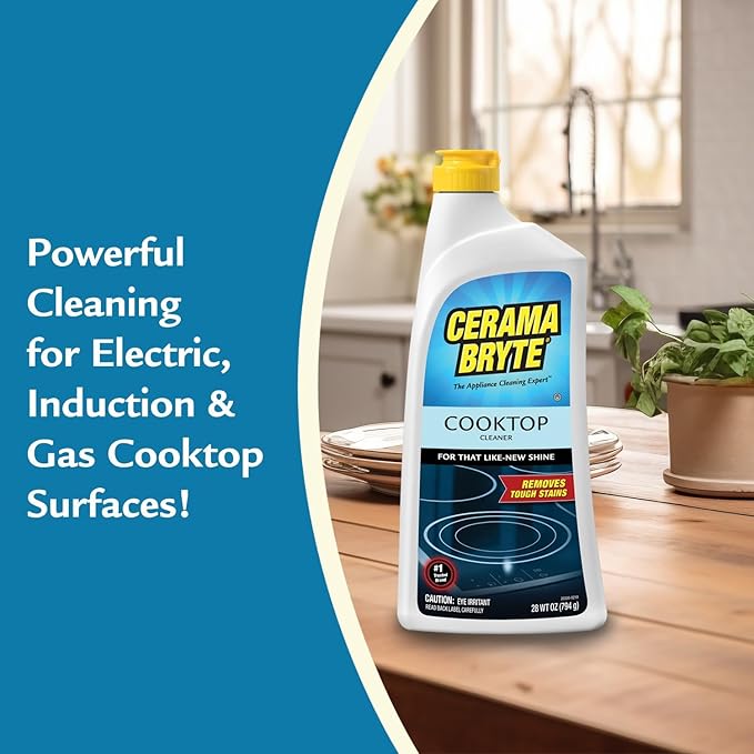 Cerama Bryte Removes Tough Stains Cooktop and Stove Top Cleaner - Image 4