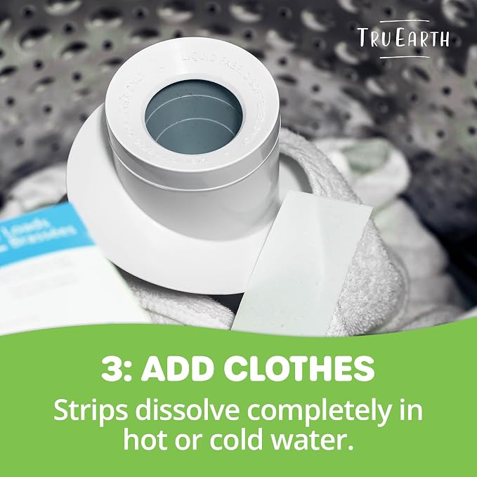 Tru Earth Compact Dry Laundry Detergent Sheets, Unscented - Image 5