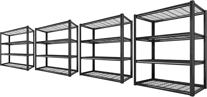 REIBII 40" W Garage Shelving 2240 LBS Storage Shelves Adjustable Heavy Duty by REIBII