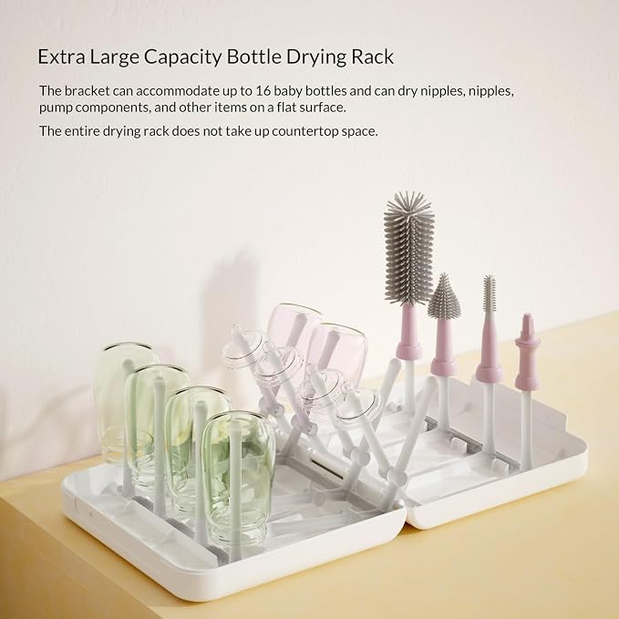 Travel Bottle Drying Rack Space Saving, Foldable Bottle Drying Rack - Image 5