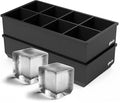 glacio Ice Cube Molds – 2-Pack Silicone Trays by glacio