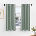 PONY DANCE Sage Green Blackout Curtains by PONYDANCE
