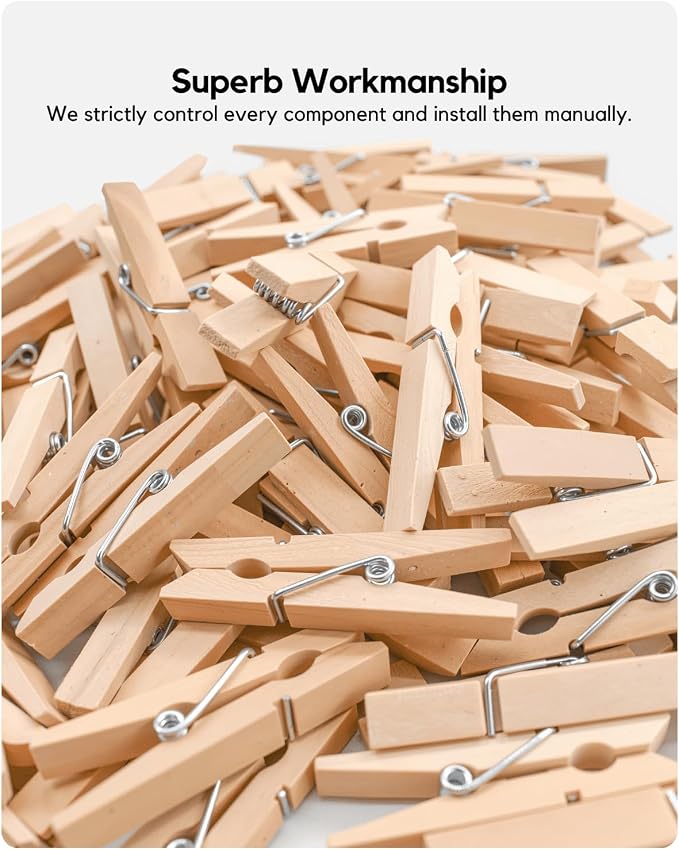 Clothes Pins Wooden Clothespins - Image 3