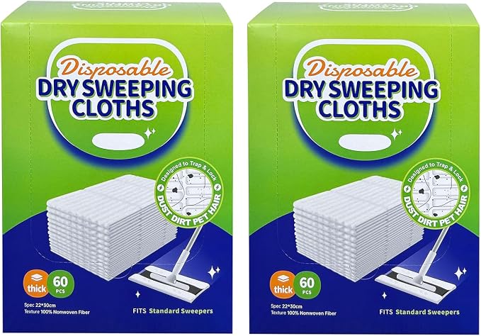 JEBBLAS Disposable Mop Cloth Dry Sweeping Pad by JEBBLAS