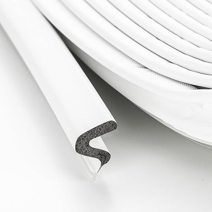 Ravinte Weather Stripping Door Seal Strip Soundproof "Q" Foam Weather Stripping by Ravinte