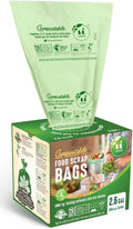 UNNI Compostable Trash Bags, 2.6 Gallon / 9.84 Liter, Extra Thick 0.71 Mil by UNNI