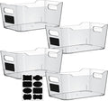 Clear Plastic Storage Bins, Refrigerator Freezer Fridge Organizer Storage by ShelfShaper