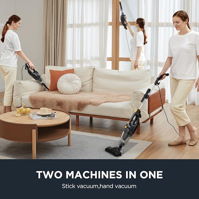 Eureka Blaze Stick Vacuum Cleaner, Powerful Suction 3-in-1 Small Handheld Vac - Image 3