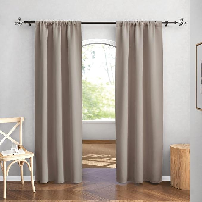 RYB HOME Room Darkening Curtains - Image 2