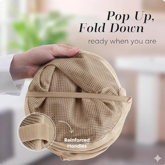 Handy Laundry Collapsible Mesh Pop Up Hamper - Image 3