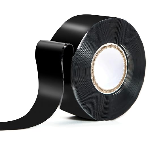 Waterproof Silicone Tape 1 in x 16.5 Ft Extra Strong Waterproof Rubber Leak by PackYard