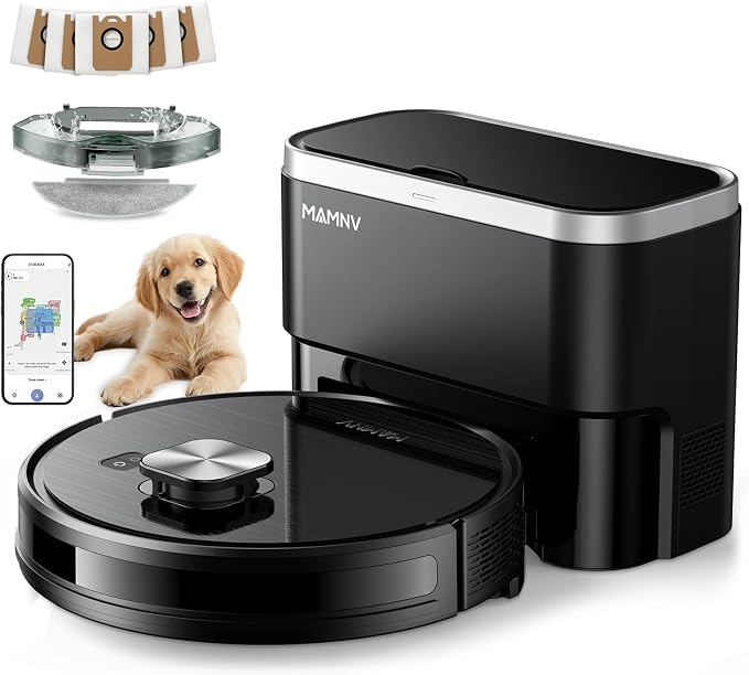 MAMNV Robot Vacuum and Mop, 11500 Pa Suction, 3-in-1 Robotic Vacuum by MAMNVRobotVacuum