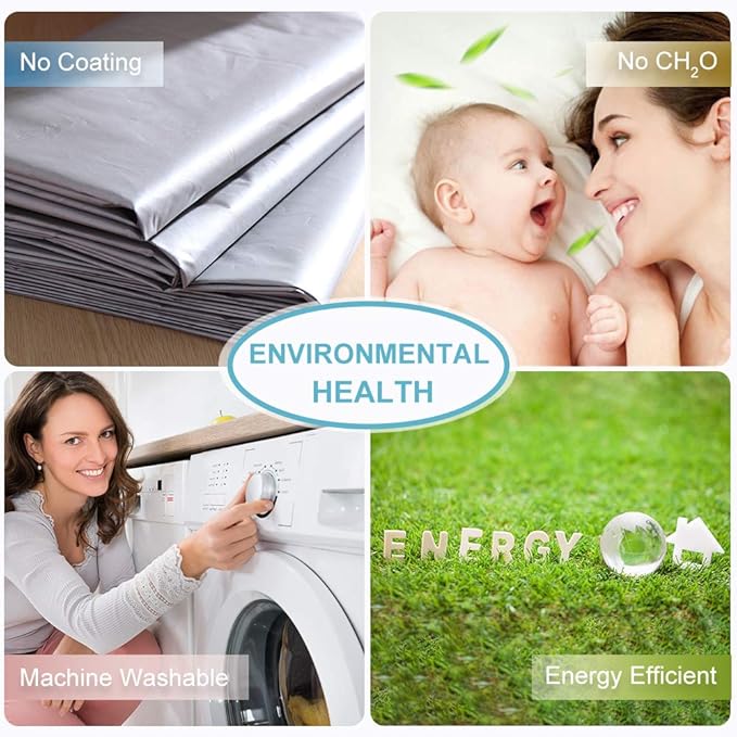 RYB HOME Blackout Curtains for Living Room Thermal Insulated Privacy Solar - Image 7