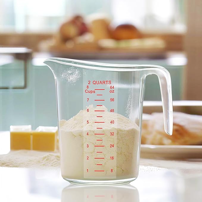 Amazing Abby - Melissa - 64-Ounce Plastic Measuring Pitcher, 8-Cup Food-Grade - Image 2