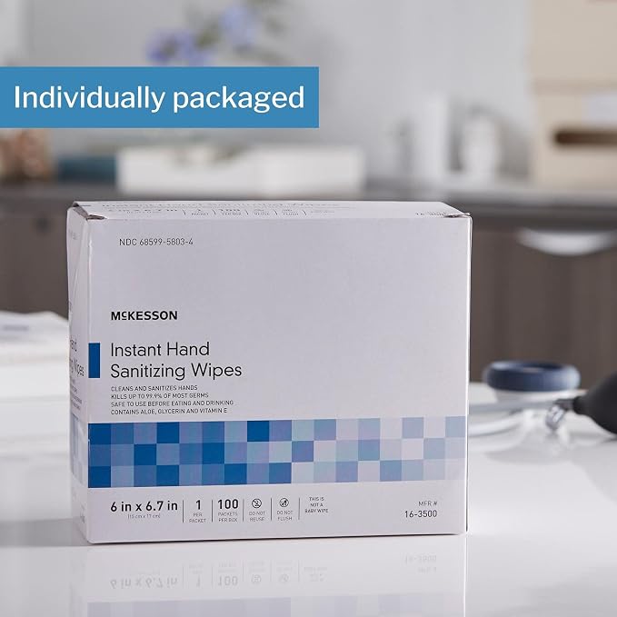 McKesson Hand Sanitizing Wipes Alcohol Wipes - Image 5