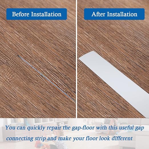 Floor Transition Strip Self Adhesive Floor Cover Strips Laminate 2" Wide Vinyl - Image 4