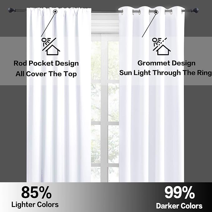 RYB HOME Window Curtains for Kitchen - Image 5