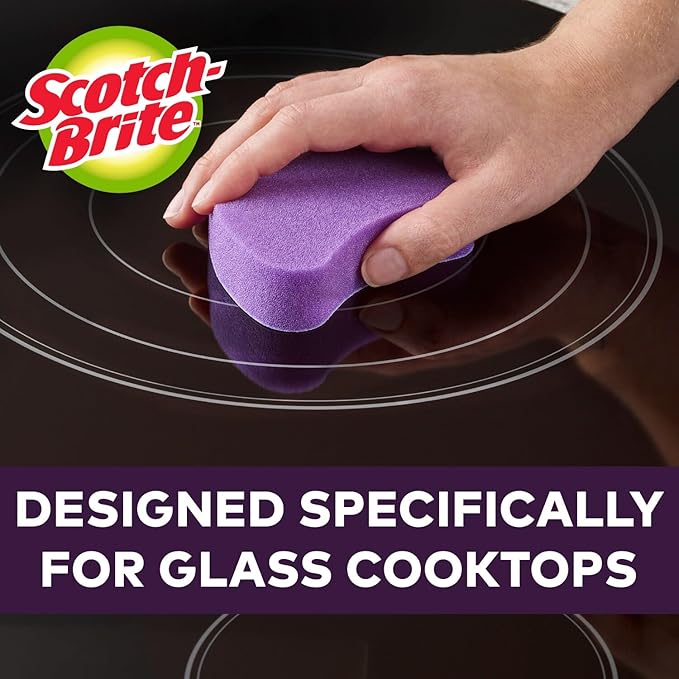 Scotch-Brite Glass Cooktop Pads, Scratch-Free & Non-Abrasive Scrubbers - Image 4
