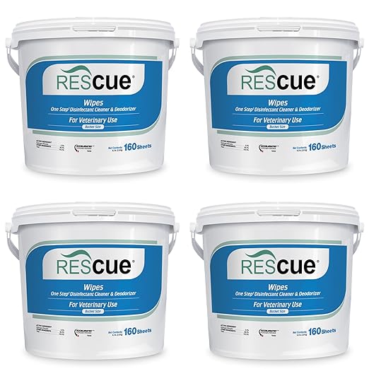 REScue One-Step Disinfectant Cleaner & Deodorizer Wipes by REScue
