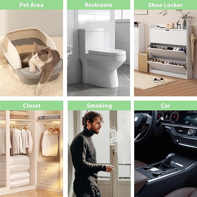 Refrigerator Deodorizer for Strong Odors, USB Charging Lasts 10+ Years Works in - Image 3