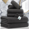 VOOVA & MOVAS Gray Towels by VOOVAMOVAS