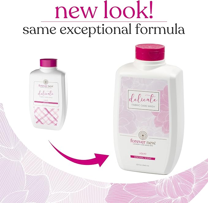 Forever New 32oz Liquid Original Scent Fabric Care Wash 2 Pack Natural Laundry - Image 3