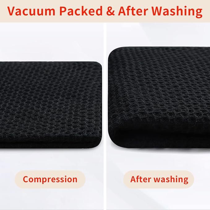 Homaxy 100% Cotton Waffle Weave Kitchen Dish Cloths, Ultra Soft Absorbent Quick - Image 7