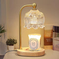 Candle Warmer Lamp with Timer Dimmable, Antique Brass Candle Lamp, Wax Melt by MEIXISUE