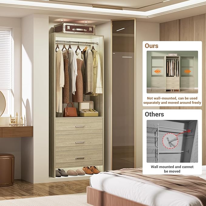 Aheaplus 2FT Closet System - Image 5