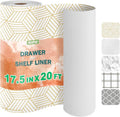 OcePor Non-Adhesive Drawer and Shelf Liner 17.5IN x 20FT, Non-Slip Kitchen by OcePor