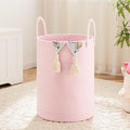Laundry Basket, Woven Cotton Rope Laundry Hamper, 40L by Artfeel