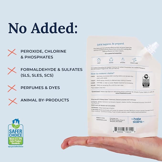 Miss Mouth's Messy Eater Stain Treater - 32oz Refill - Newborn & Baby - Image 6