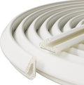 V-Shaped Weather Stripping Door Seal, 19.7FT Draft Stopper by VANNESSE