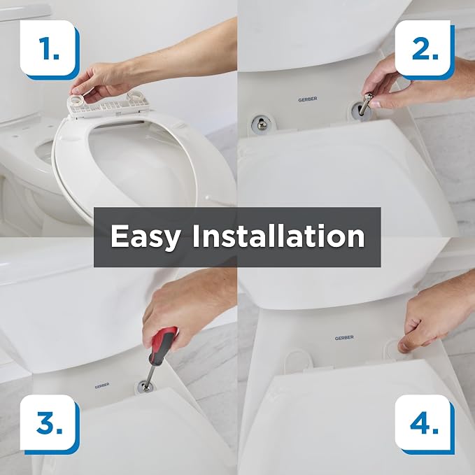 Gerber Universal Elongated Toilet Seat - Image 7