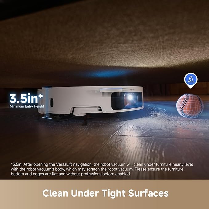 DREAME X50 Ultra White Robot Vacuum and Mop - Image 3