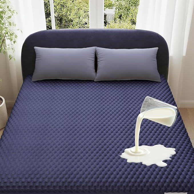 OhGeni 100% Waterproof Mattress Protector, Twin XL Size Mattress Pad, Fits by OhGeni