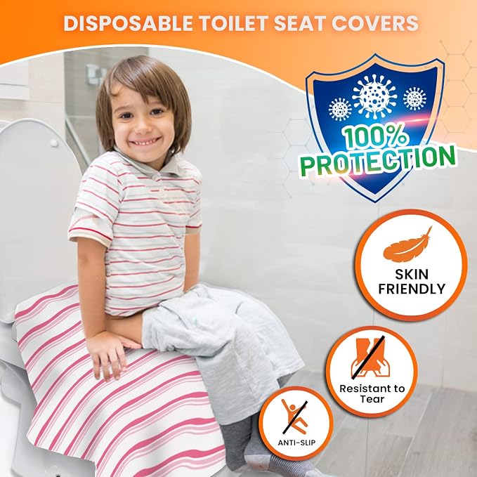 20 Extra Large Toilet Seat Covers Disposable - Image 2
