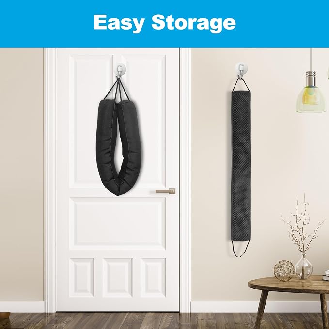 QUOLIX Triangle Under-Door Draft Stopper, Weighted Weather Stripping - Image 7